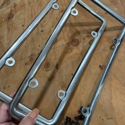 License Plate Frame Scratches All Over But You Can’t Tell From A Far 
