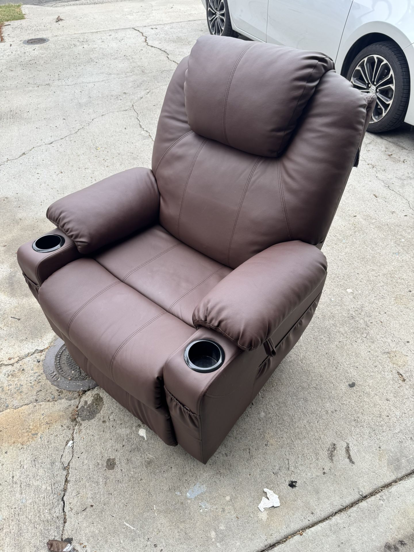 Brown Leather Lazy Boy 