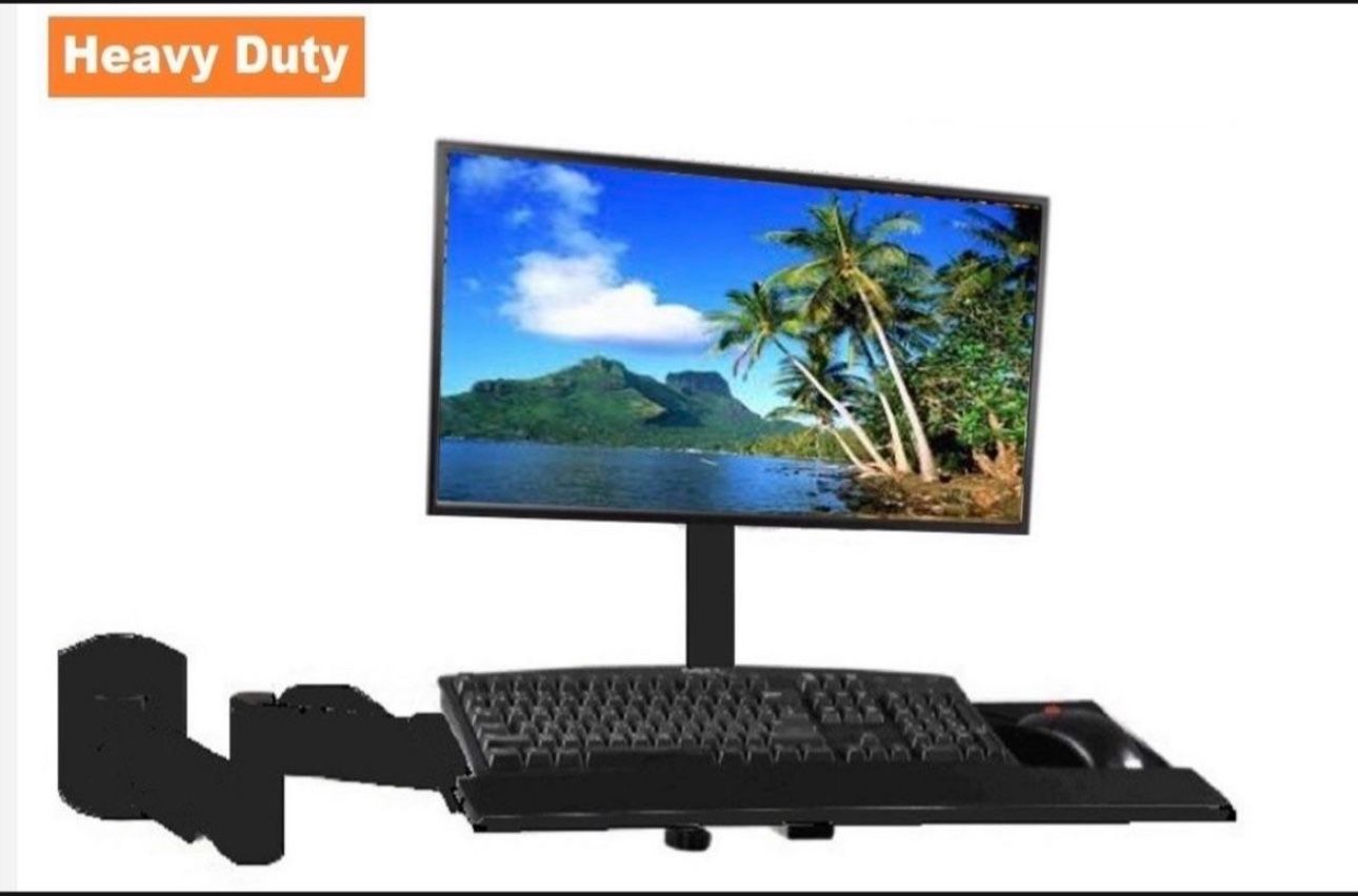 EZM Monitor and Keyboard Wall Mount Black (002-0026)