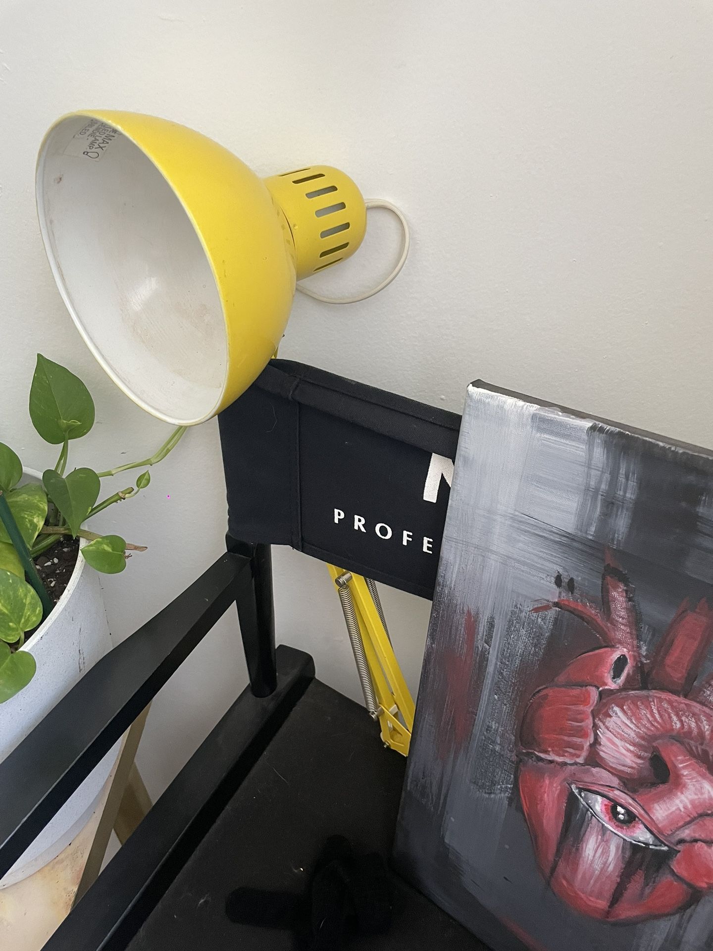 IKEA Yellow Desk Lamp