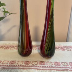 Vintage Pair Of Vases