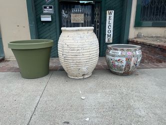Chinese Porcelain Planter & More
