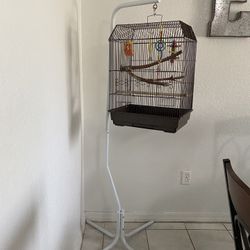 Parakeet Cage And Stand