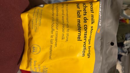 Breast milk storage bags