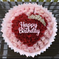 Birthday Ramo 100 Roses 