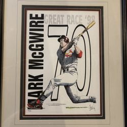Mark McGwire Great Race ‘98 Watercolor