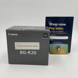Canon Battery Grip For Canon R5, R5II, R6, R6II, R6III BG-R20 8/29 Sale 