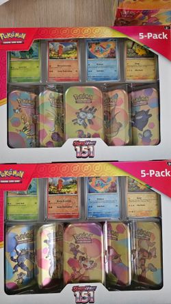 151 5 pack Mini Tin box(Costco) New