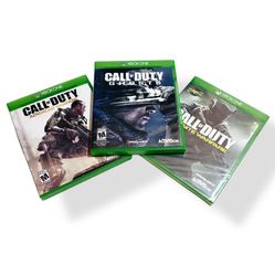 Xbox One Game Lot: Call of Duty - Advanced Warfare, Ghosts & Infinite Warfare