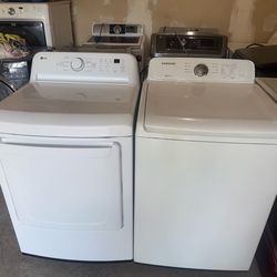 Samsung Washer and LG gas dryer working 3 Month Warranty we Deliver