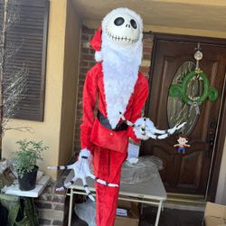 Disney 6.5-Ft Jack Skellington Sandy Claws Animatronic Talking Moving Figure