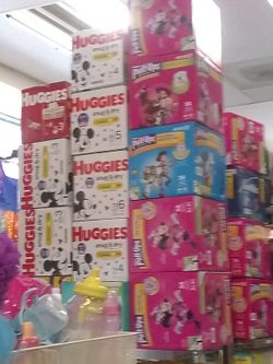 Lots of diapers n lots more