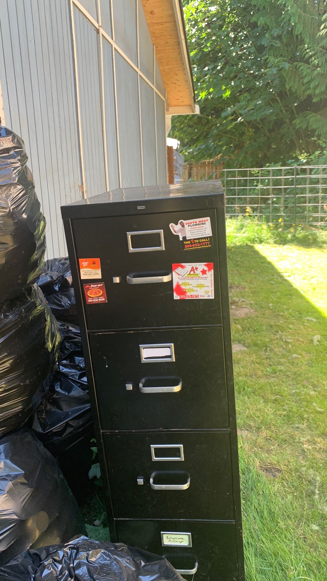 Two file cabinet $15.00 Dollars Each