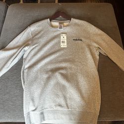 New Men’s Gray Adidas Sweater Size Medium
