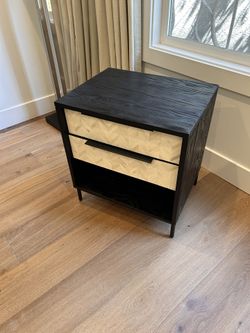 CB2 Crate And Barrel Bedside Table