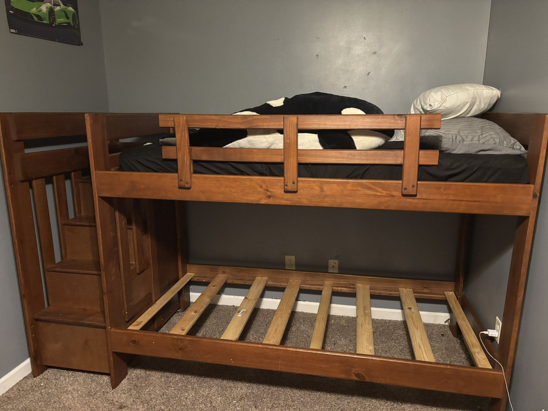 Solid Wood Bunk Bed