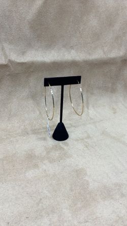 14k Gold Large Hoop Earrings