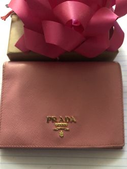 Pink Prada Wallet