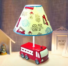Kids Room Lamp Fire Truck