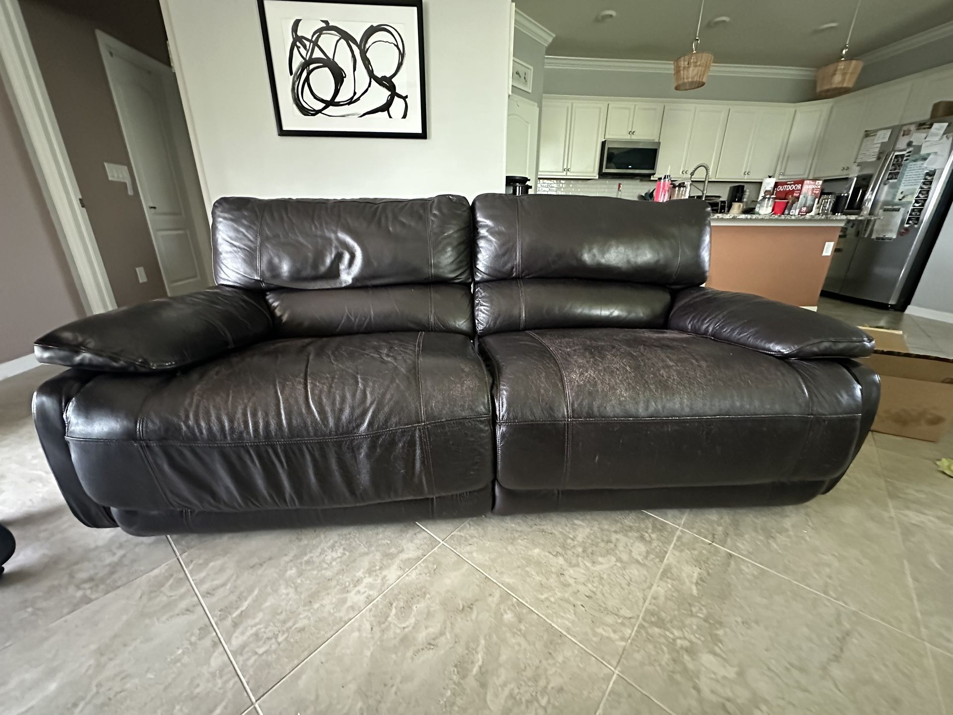 Brown Leather Sofas