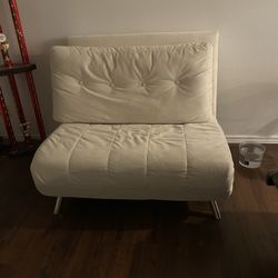 Leola 39.5 Wide Tufted Polyester Convertible Chair