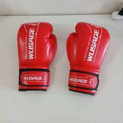 New boxing gloves for over 14 years old.
Only 5 dollars. 
Incredible deal.