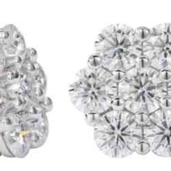 Huge 13mm Diamond Earings 