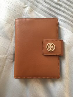 Tory Burch Tan Robinson Passport Holder