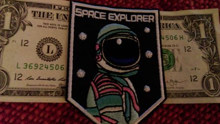 SPACE EXPLORER patch iron on