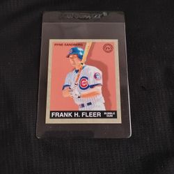 Rare Old 1997 Rune Sandberg Mini Baseball Card Goudey Fleer No. 13 of 15
