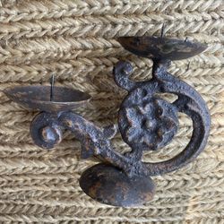Rustic candle holder