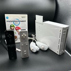 Nintendo Wii Console 2 Player Bundle Mario Kart