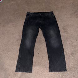 Levi Black Faded Denim Jeans size 36