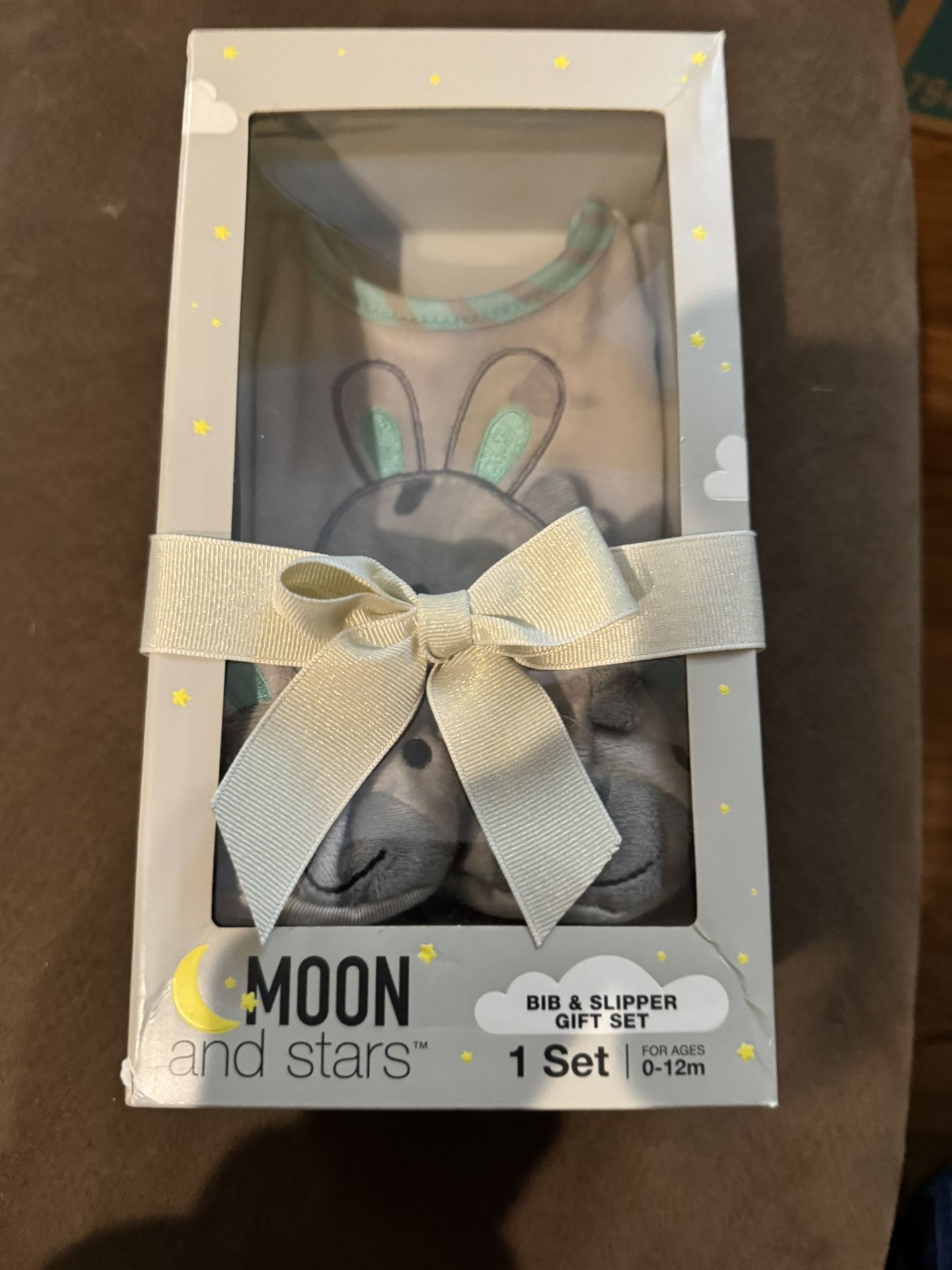 Baby Bib And Slipper Set