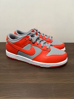 Nike Dunk Low Grey Orange Kids