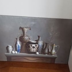 Original Painting Vases $60