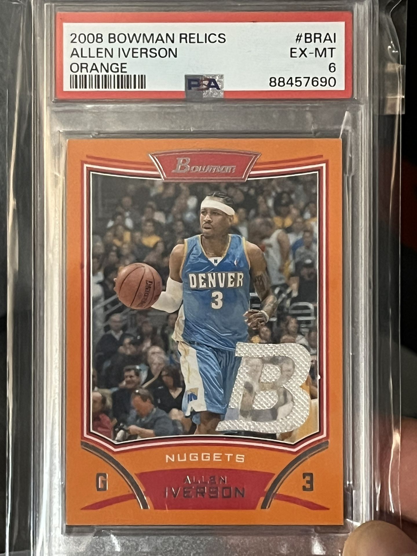 Allen Iverson Jersey Card