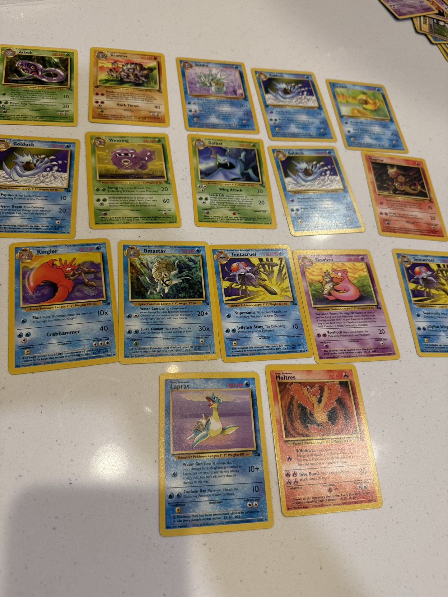 Misc Pokémon Cards - Fossil Set