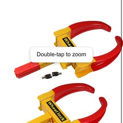Trailer Wheel Lock Anti Theft Key Lock