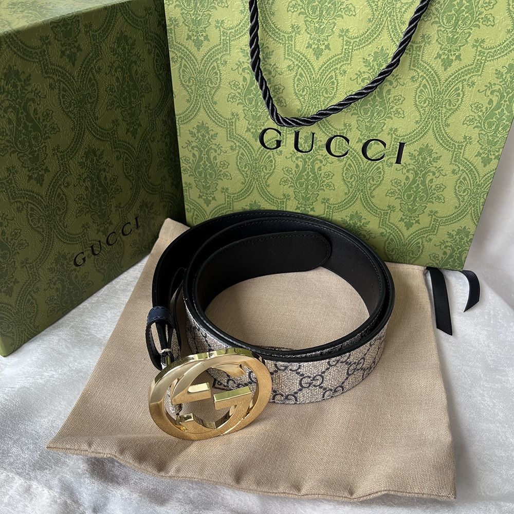 Monogram Gg Buckle Belt