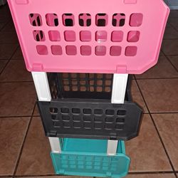 3 Tier Kids Storage Bins
