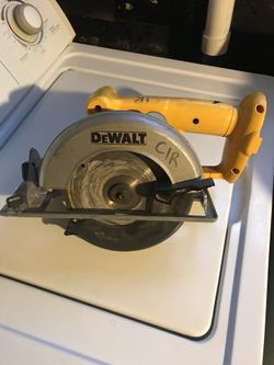 Dewalt 18 vt circular saw