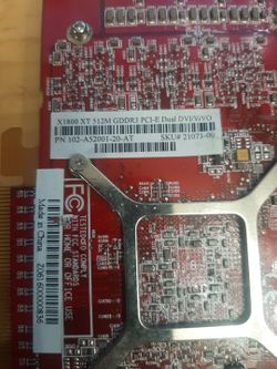 ATI Radeon X1800 XT Graphics Card
