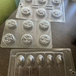 Plastic Mold for cake, or chocolate - Christmas Designs