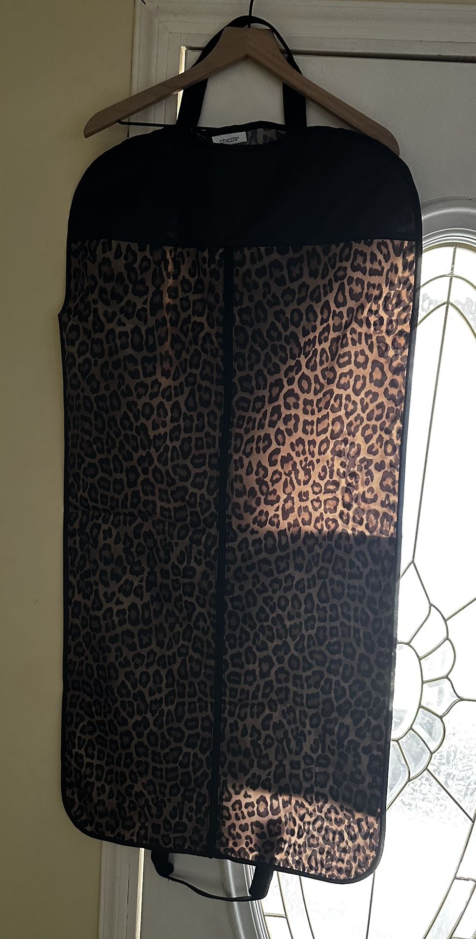 NWT CHICO’S Animal Print Garment Bag