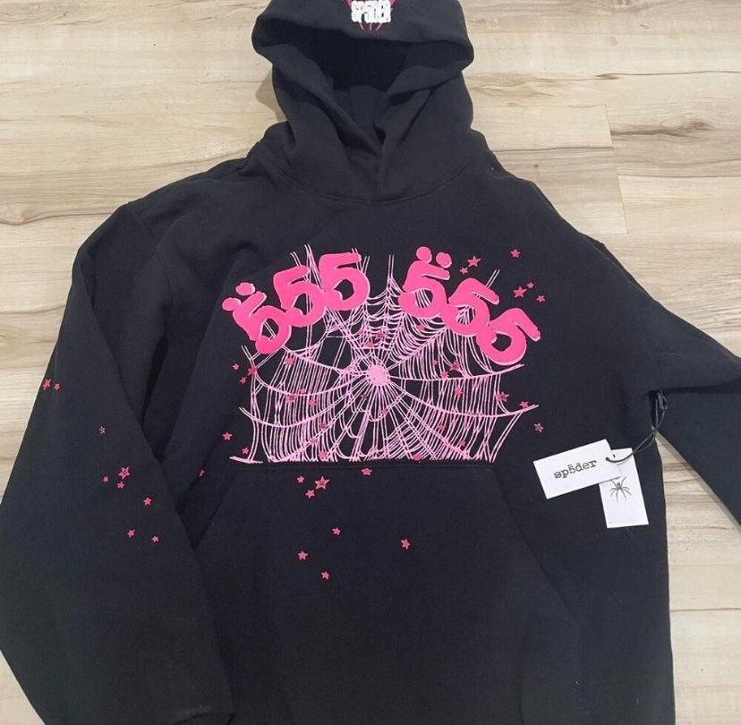 Sp5der Angel Number Hoodie 'Black'