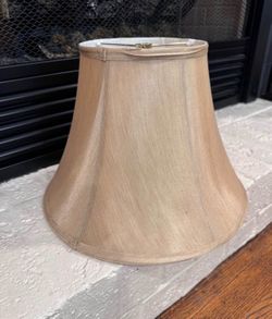 Tan Bell Lampshade