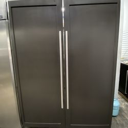 Sub Zero 54” Column Set Fridge Freezer Panel Ready Built In
