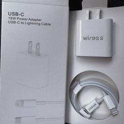 Bundle Of (20) USB-c Power Adapter/Lightning Cables