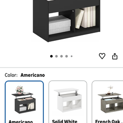 FURINNO LIFT TOP COFFEE TABLE